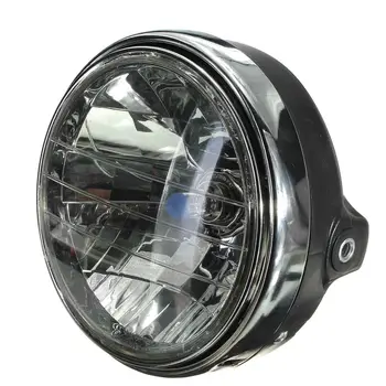 

Round Headlight Bulb Halo Universal Turn 17.5cm Motorcycle Replacement