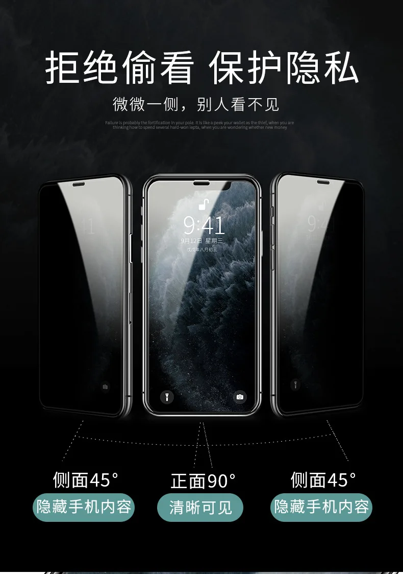 HD закаленное стекло для iPhone 11 антибликовый протектор экрана для iPhone 11 Pro 11 Pro Max Передняя пленка полное покрытие защитная