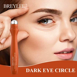 BREYLEE Vitamin C Eye Serum Roller Massage Remove Dark Spots Frecles Whitening Anti-oxidation Moisturizing Skin Care