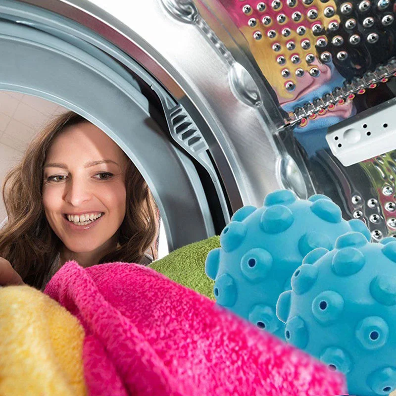 Steam Dryer Ball Wrinkle Remover Release Drying Ball Washer Dryer Fabric Softening Washing Washing Machine 2pcs laundry ball