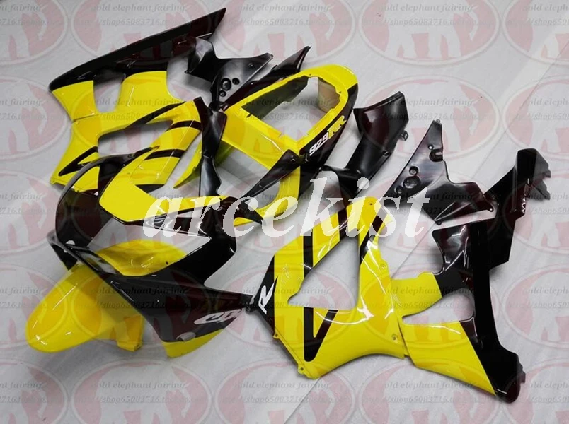

Injection Mold New ABS Motorcycle Fairings Kit Fit for HONDA CBR900RR CBR929RR 929 00 01 2000 2001 Bodywork set Yellow