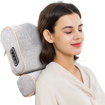 

MZ 2020 AB Massage Pillow Warm Heating Neck And Shoulder Home Healthy Electric Promotion Gift Massager