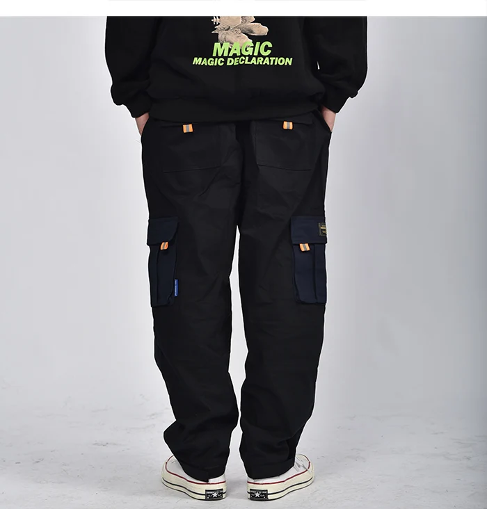 Aelfric Eden Letter embroided Мужские штаны с гарем карго Harajuku модные тренировочные брюки хип хоп Беговые брюки в повседневном стиле брюки уличная