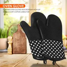 Профессиональные Нескользящие силиконовые термоизоляционные рукавицы для микроволновой печи, перчатки для выпечки, кухонные формы для выпечки, инструменты
