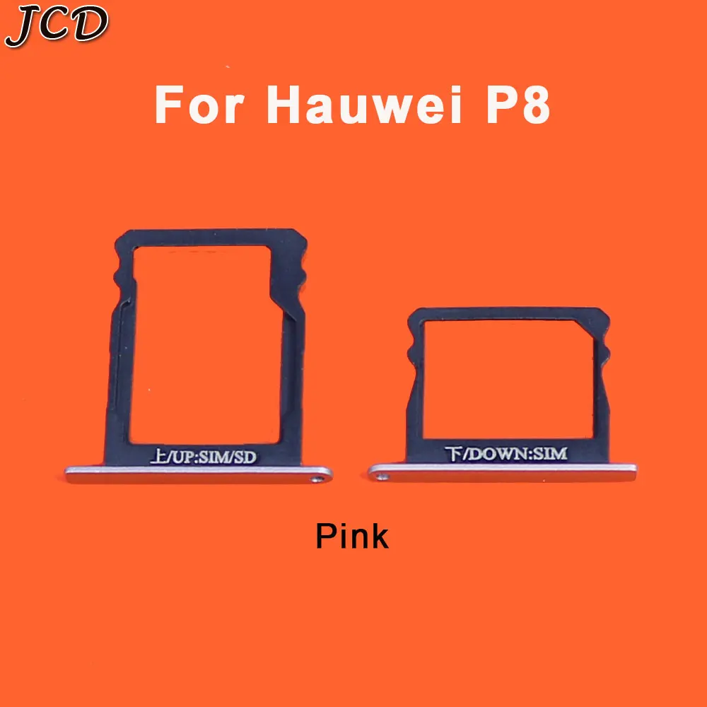 JCD для huawei P8 держатель лотка для sim-карты с микро лоток для карт SD слот Держатель запасные части