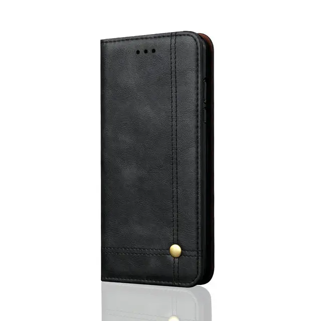Кожаный чехол-портмоне для Xiaomi mi Note 10 Pro Чехол флип-чехол Funda Xiaomi mi CC9 Pro Чехол mi Note10 10 Pro Чехол mi 9 T T9 9 Lite 9 SE - Цвет: Черный