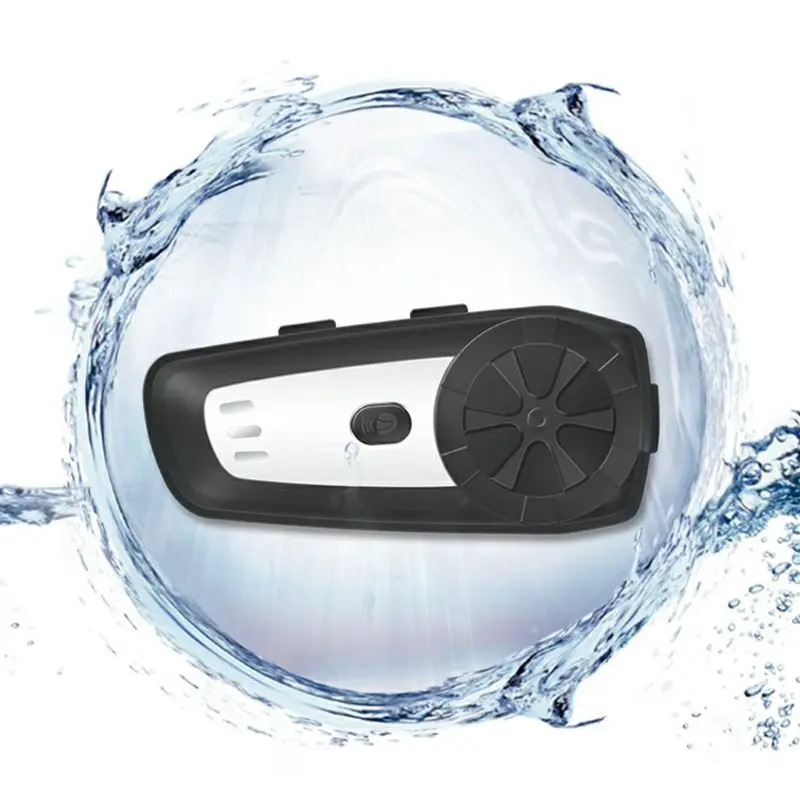 Мотоциклетный шлем Интерком M6 Bluetooth гарнитура Водонепроницаемый Переговорная Гарнитура Walkie Talkie 4 цвета