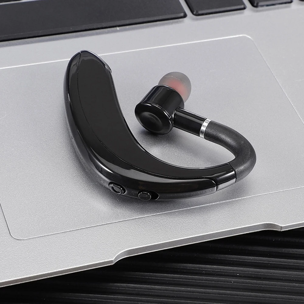 S109 Single Bluetooth Business Wireless Headset CVC6 0 Noise Reduction HD Call Sport Ear Hook Earphone Support Fast Charging