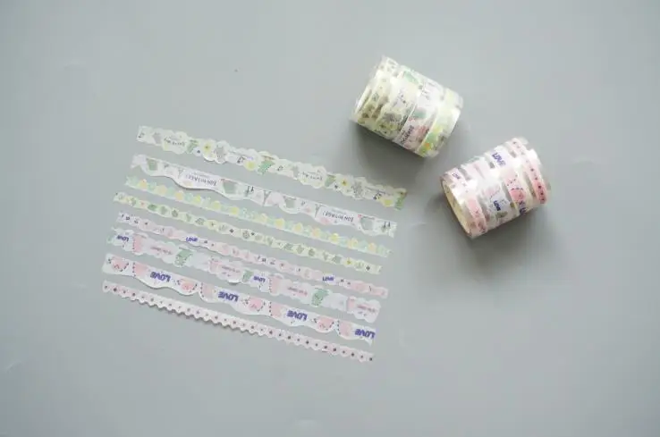 4 шт./упак. Kawaii Животные Динозавр цветы стиль Позолота декоративные маскировки васи ленты DIY Скрапбукинг канцелярская этикетка стикер