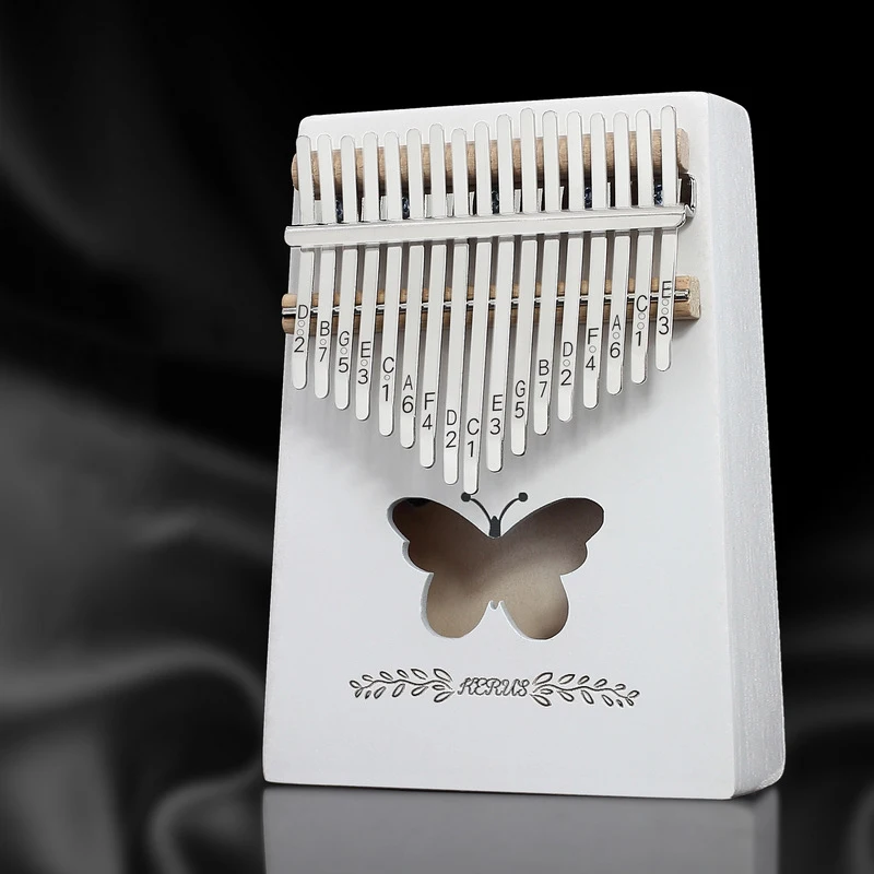 US $20.40 Kalimba 17 Key Bamboo Thumb Piano Finger Percussion Africa Popular Body Musical Instrument With Learning Book Tune Hammer