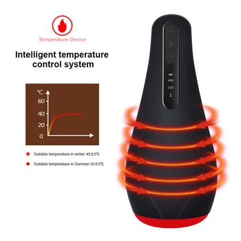 Silicone Blowjob 7 Speed Vibration Simulated Electric Male Masturbator Cup Deep Throat Mouth Design Tight Oral Sex Toys For Men 4