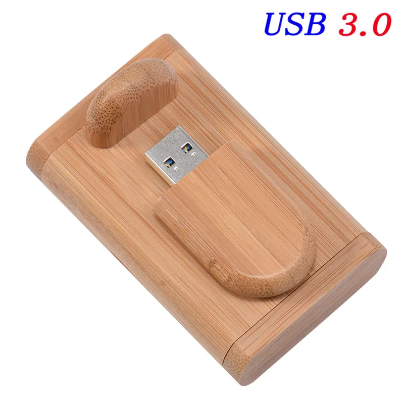 JASTER USB 3,0(более 10 шт. бесплатный логотип) деревянный USB флэш-накопитель карта памяти+ упаковочная коробка Флешка 8 ГБ 16 ГБ 32 ГБ свадебный подарок - Цвет: Carbonized bamboo