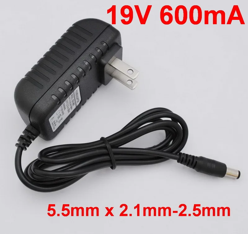 US plug 1 шт. AC в DC 5,5 мм x 2,5 мм 19 в 600mA высокое качество переключения адаптер питания 19 в 0.6A для развертки робот пылесос - Цвет: US plug