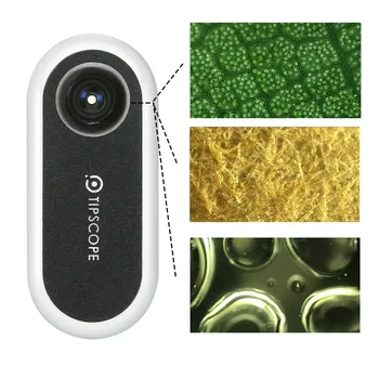 

TIPSCOPE 20X-400X Microscope Universal Portable Mobile Phone Microscope Magnifier Magnification Lens for Android for iOS