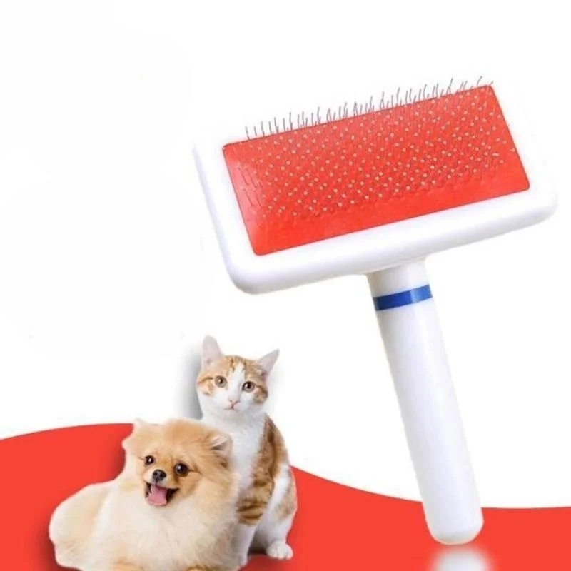 Собака Pet инструмент для волос подушка безопасности Уход Массажер-расческа