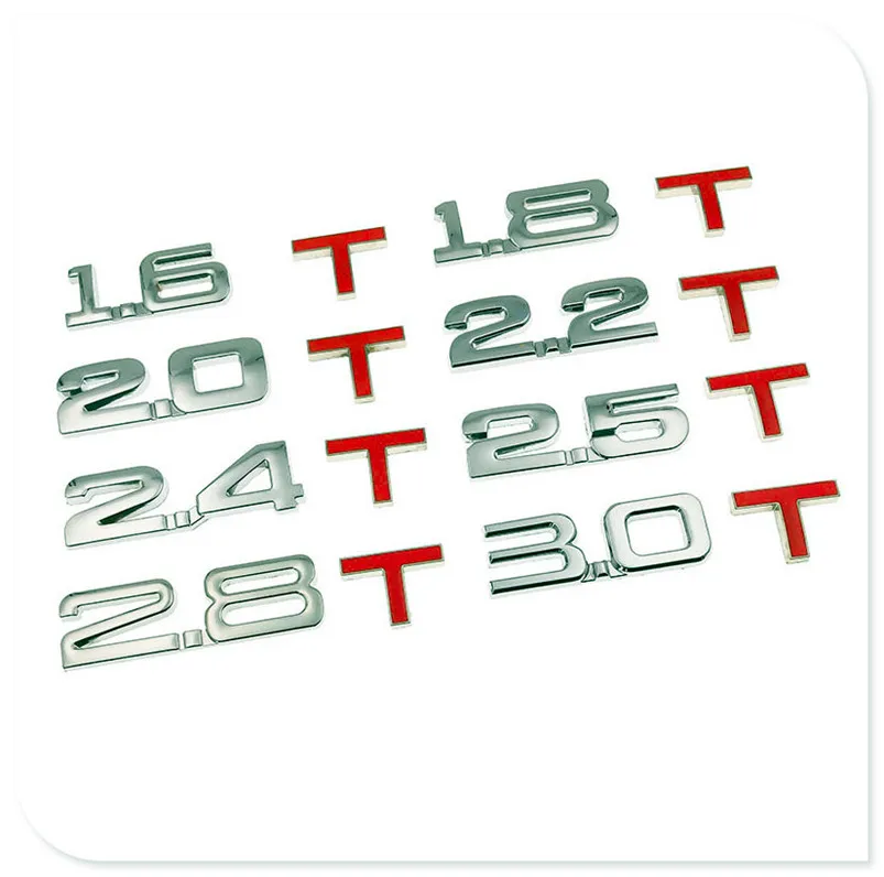 Car 3D Metal displacement 1.6T 1.8T 2.0T 2.8T Sticker for Mercedes Benz F015 B-Class ML63 M-Class Ener-G-Force R Class ML GL G | Автомобили