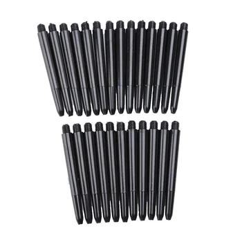 

50pcs Unbreakable Darts Stems High-toughness Nylon Darts Pole Rod Shafts Dart Entertainment Accessories Black 2BA 48mm