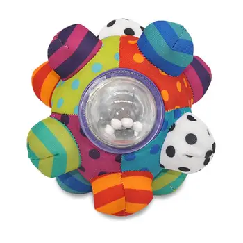 

RCtown Baby Catching Rattle Stereo Soft Plush Mobile Toys With Sound Body Building Ball Rattle Baby Toy 0-3 years Old
