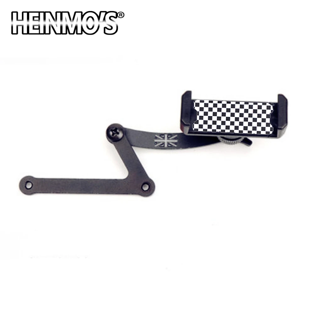 Автомобильный держатель для мобильного телефона Mini Cooper F54 F55 F56 F57 F60, держатель для мобильного телефона, украшение автомобиля, аксессуары для укладки - Название цвета: Checker (2)