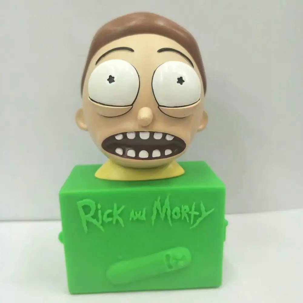 Vogue TV Series Adventure Anime Animation Rick and Morty Jerry Beth Summer Half body Figurines Action Figure Model Toys