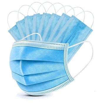 

50/100/150/200PCS 3 Ply Face Mask Disposable Protective Safety Masks Anti Pollution Non-Woven Mouth Mask Melt-blown Fabric Mask