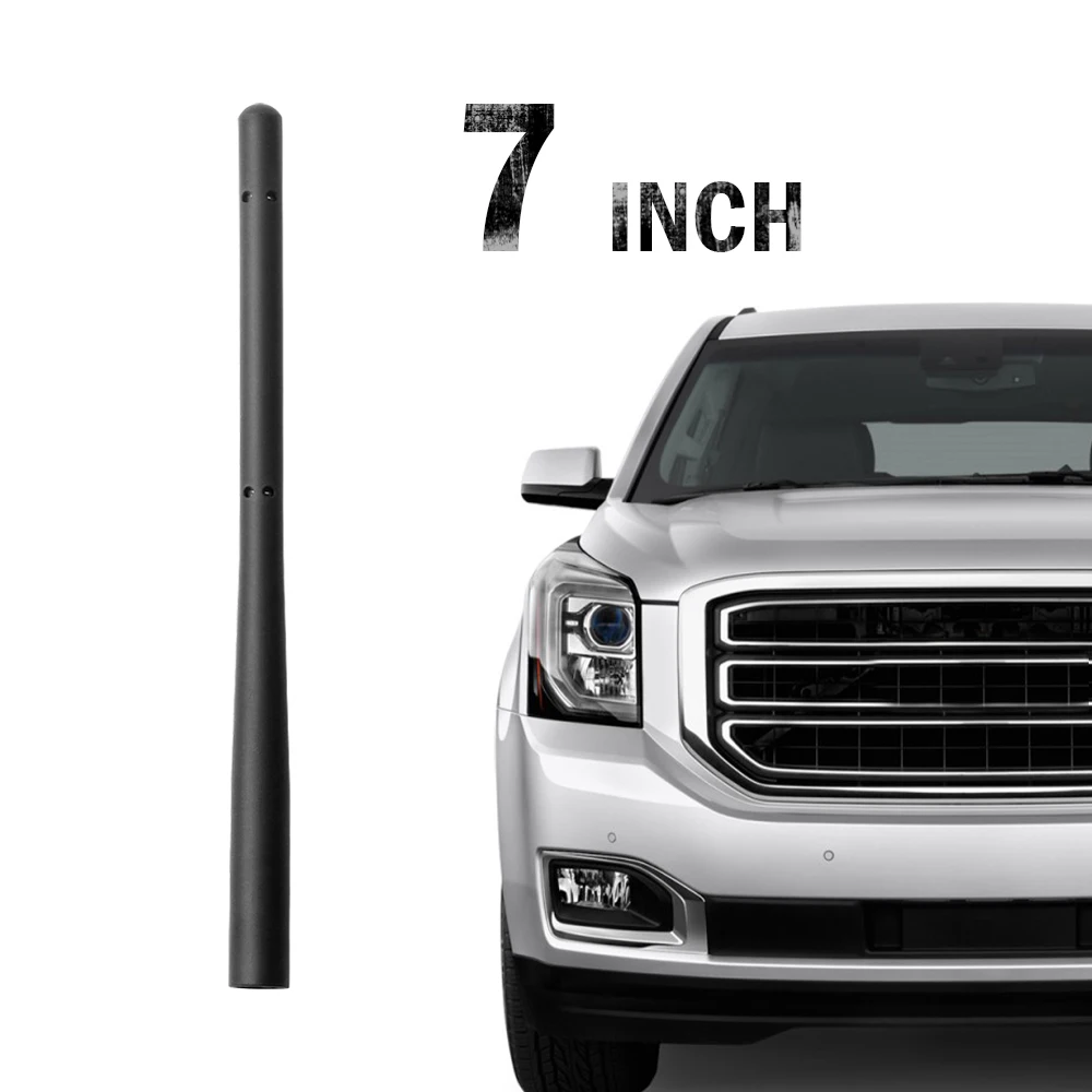 13 Inch Antenna Fit for Chevy Silverado 1500 2500 3500 GMC Sierra Denali Rubber Antenna Replacement for Optimized FM//AM Reception
