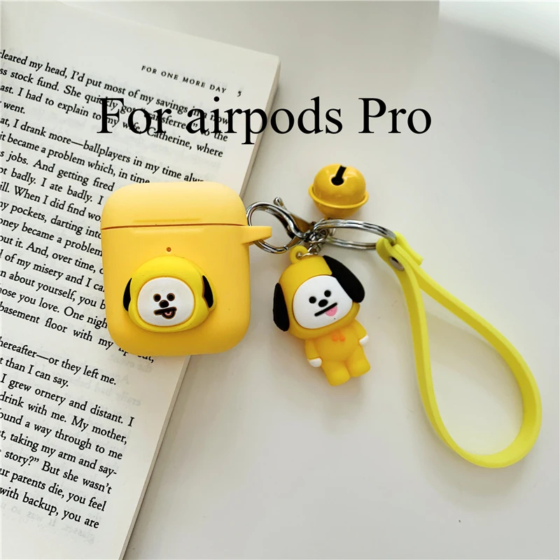 Милый мультяшный Мягкий силиконовый чехол для Apple Airpods 2 3 Чехол беспроводные Bluetooth игрушечные наушники история для airpods Pro Чехол - Цвет: For airpods Pro