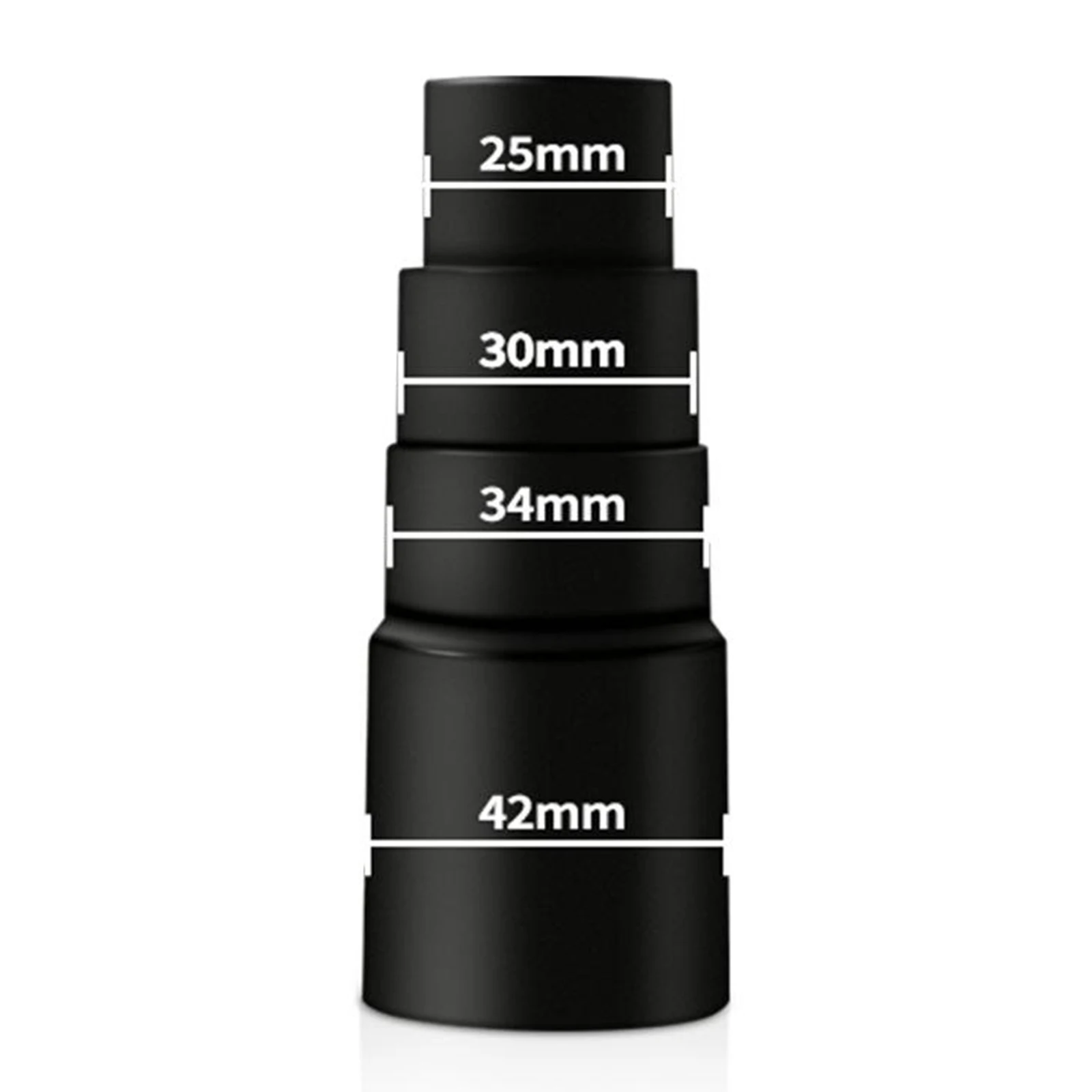 1pc Four-layer Wet/Dry Vacuum Adapter PVC Shop Parts Accessory Adaptor Black
