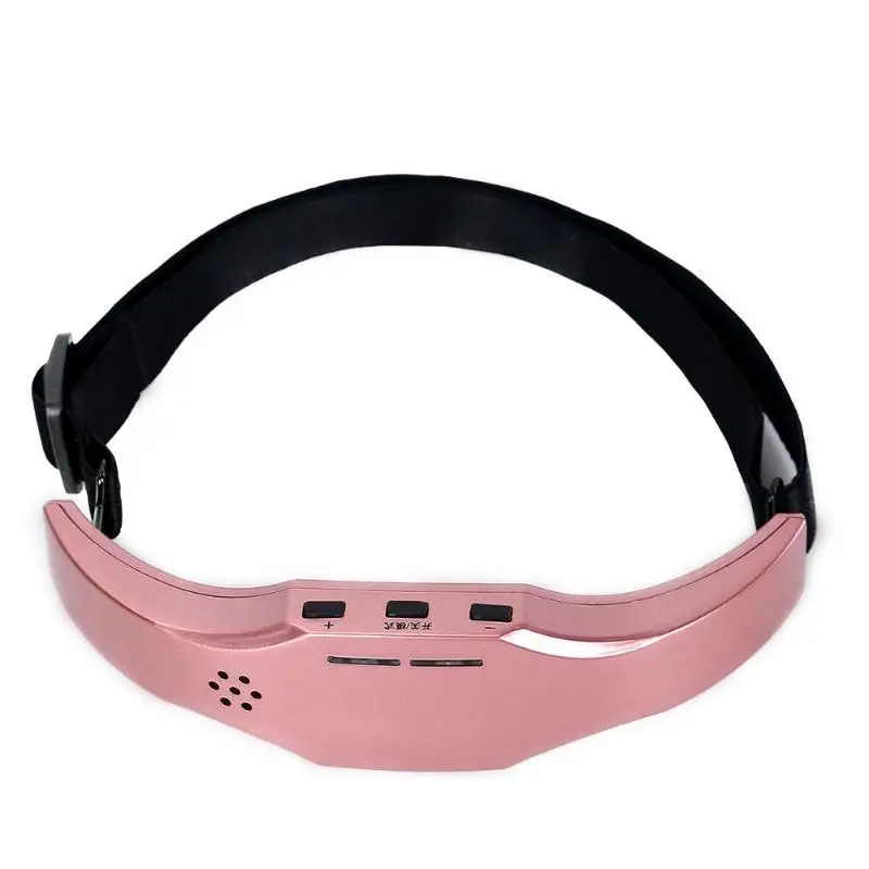 Розовый Electric Head Massager Sleep Monitor Migraine Relief Massager Insomnia Therapy Release Stress Sleep Therapy Device Sleeping#S - Цвет: Розовый