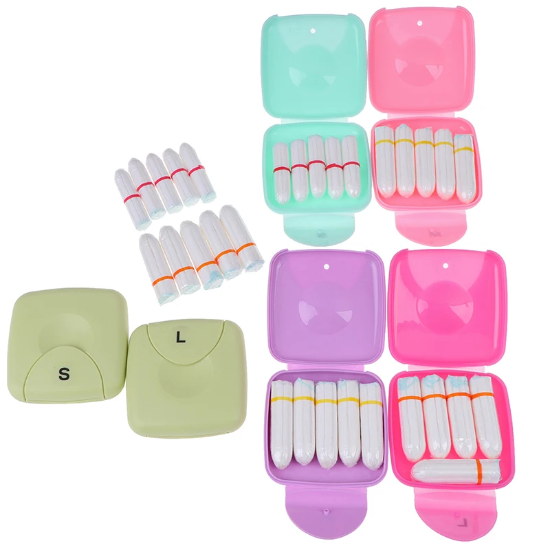 Портативный 1 шт./лот вагинальные тампоны и коробка для тампонов женские гигиенические салфетки тампон гигиенические прокладки для путешествий на открытом воздухе для женщин