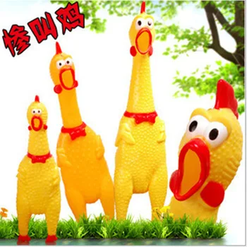 

Children's large-size vent scream, chicken tease, trick, scream, spoof big rooster and piglet bite resistant toys wholesale