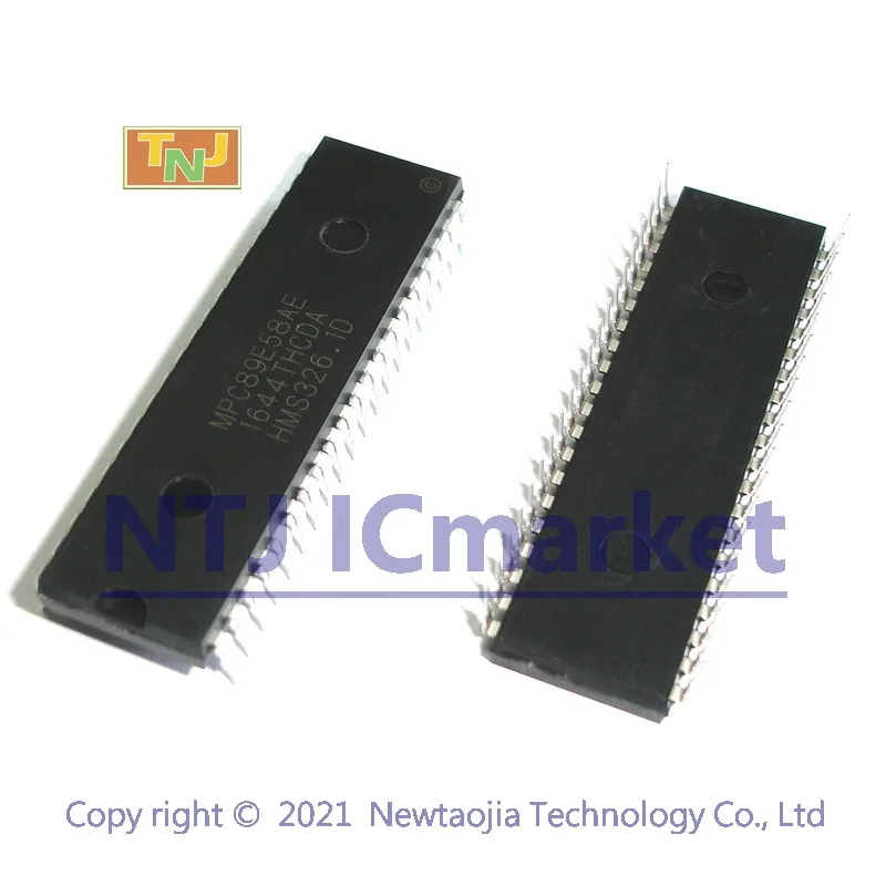 Микроконтроллер микросхем 2 шт. MPC89E58AE DIP-40 MPC89E58 8-bit | Электронные компоненты и