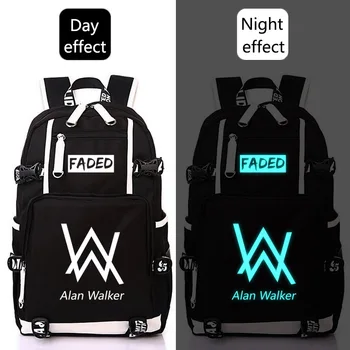 

Print School Bag Luminous Backpack Notebook Backpack Daily Backpack Glow in the Dark for Teens Students