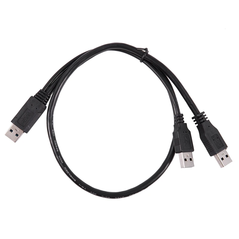 Superspeed USB2.0+ USB 3,0 type A к USB 3,0 A Мужской y-образный кабель