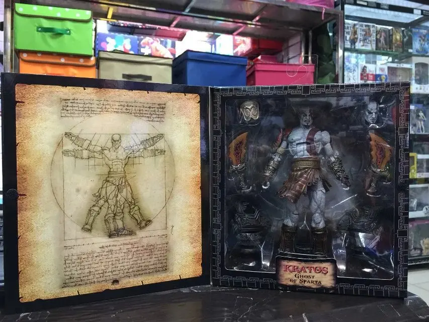 NECA PS4 Бог войны 4 God of War гироборд с колесами 8 дюймов модель Гараж Комплект украшения