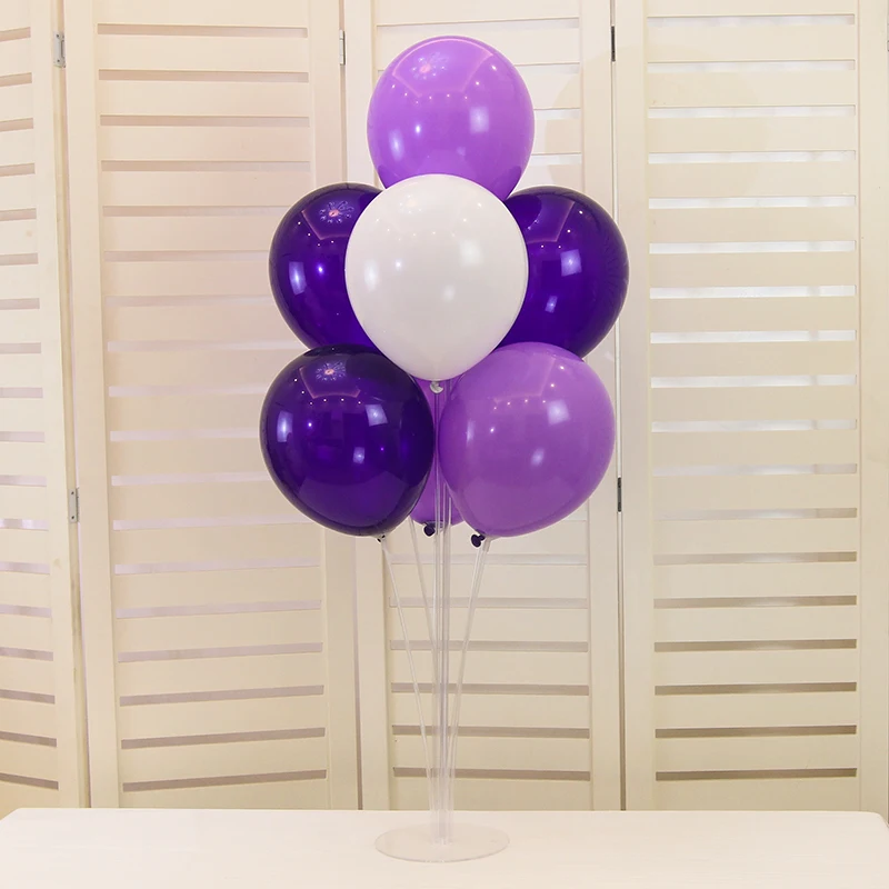 Transparent Balloon Decorations on Table Desktop Wedding Table Decorative Baby Birthday Party Balloon Tree Base Wedding Holder D