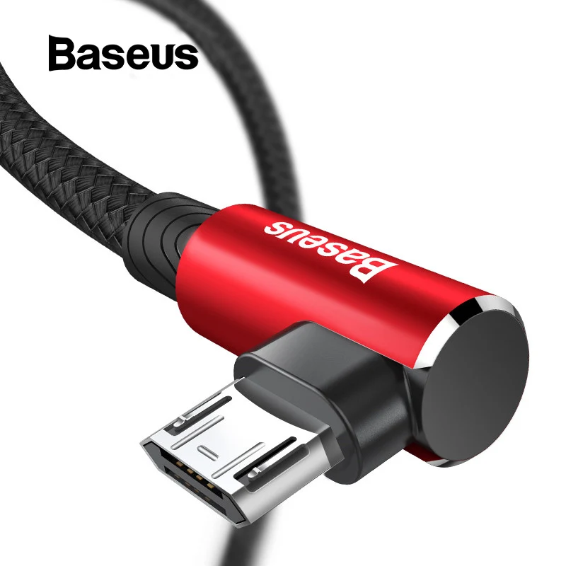 Baseus Micro USB кабель Реверсивный 2A Быстрая зарядка синхронизации данных Кабель Microusb для Xiaomi Redmi 4x Note 4 Android кабель мобильного телефона