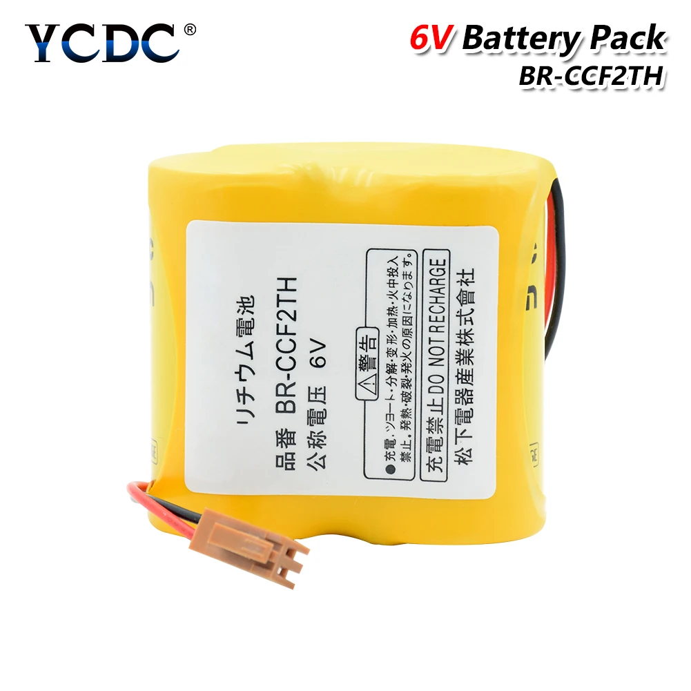 

BR-CCF2TH A98l-0001-0902 BR-C 6V 5000mAh Fanuc CNC Battery Lithium Batteries For calculator Cutler Hammer A06 Series PLC Control