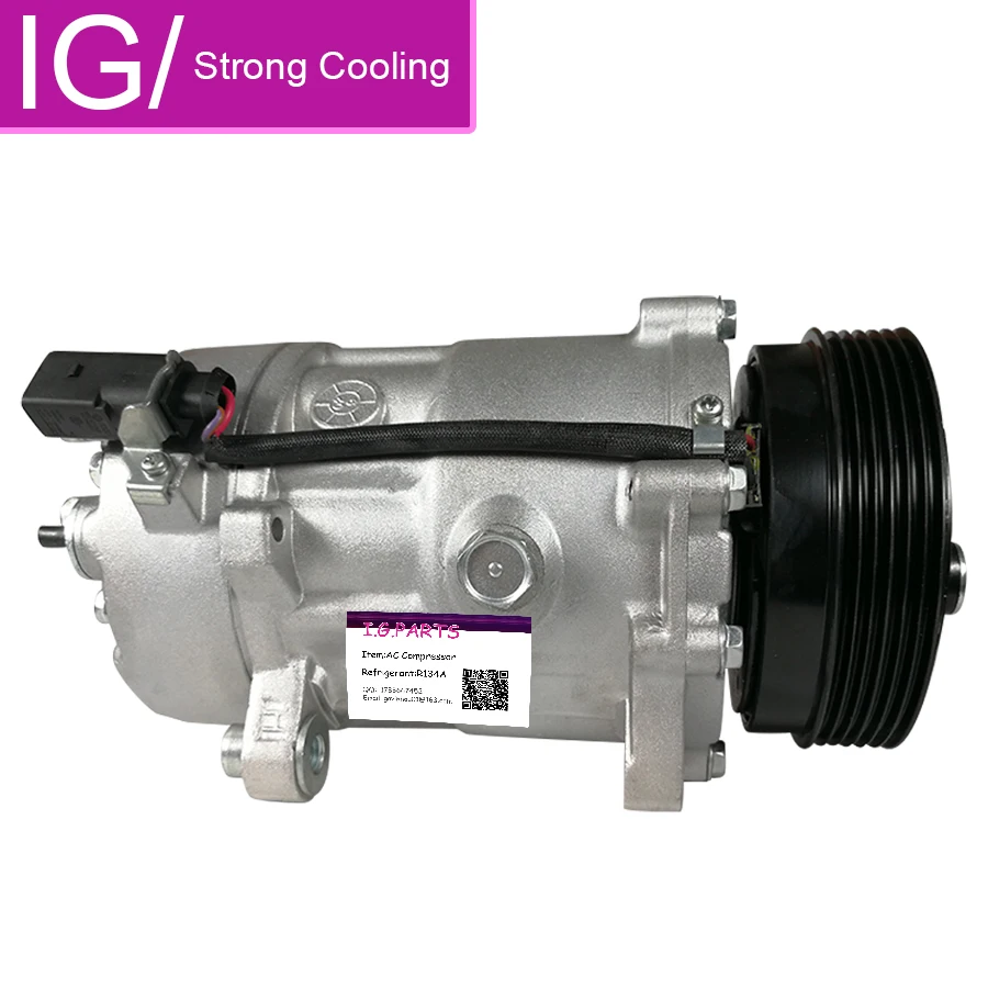 Для новых компрессор кондиционера Volkswagen Golf 2.0L 1.8L 1.9L 1J0820803A 1J0820803F 1J0820803K 1JO820805 1C0820191 19193645 1J0820803F