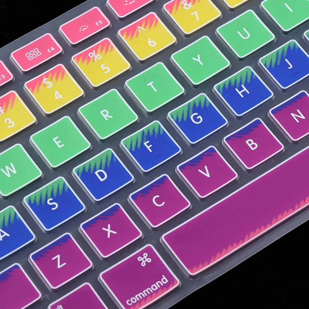 Горячая силиконовый чехол для клавиатуры кожи для MacBook Air 13 дюймов и MacBook Pro retina ультра тонкий силикон чехол для ноутбука