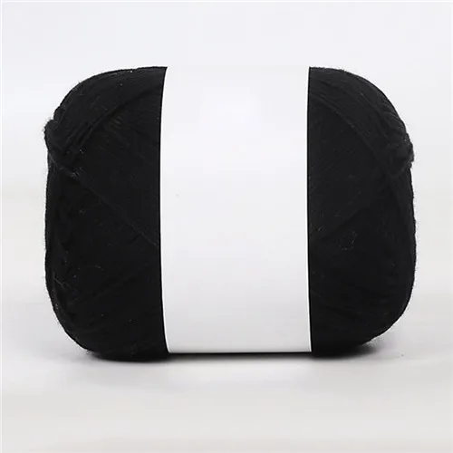 16 50G/Ball Combed Cotton Hand Knitting Yarn Soft Baby Wool Cashmere Yarn Fiber For Sweater Solid Color - Цвет: 16