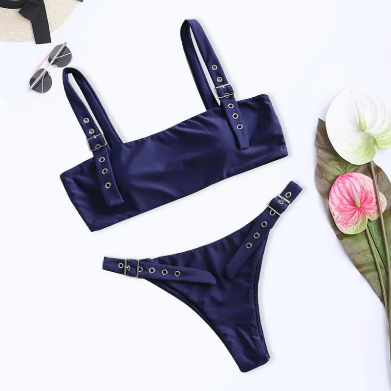 VERTVIE Sexy Women Two-Piece Beach Swimwear Girl Bikini Sets Push-ups Padded Bra Vertical Stripes Quick-drying Swim Bathing Suit VERTVIE Sexy Women Two-Piece Beach Swimwear Girl Bikini Sets Push-ups Padded Bra Vertical Stripes Quick-drying Swim Bathing Suit