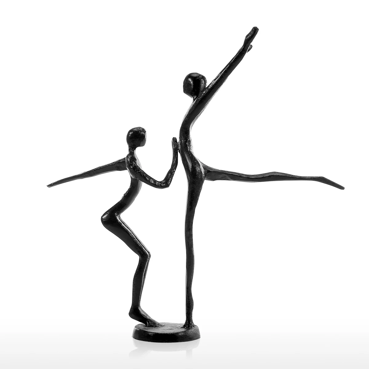 

Metal Sculpture Home Decoration Crafts Double Dance Modern Dance Iron Sculpture Home Decoration Art Collection Perfect Gift