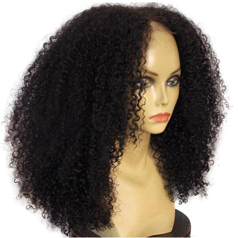 

Brazilian Kinky Curly Wigs 10-26inch Maxine Remy Kinky Curly Lace Front Human Hair Wig Afro Short Bob Wig 150Density MediumRatio