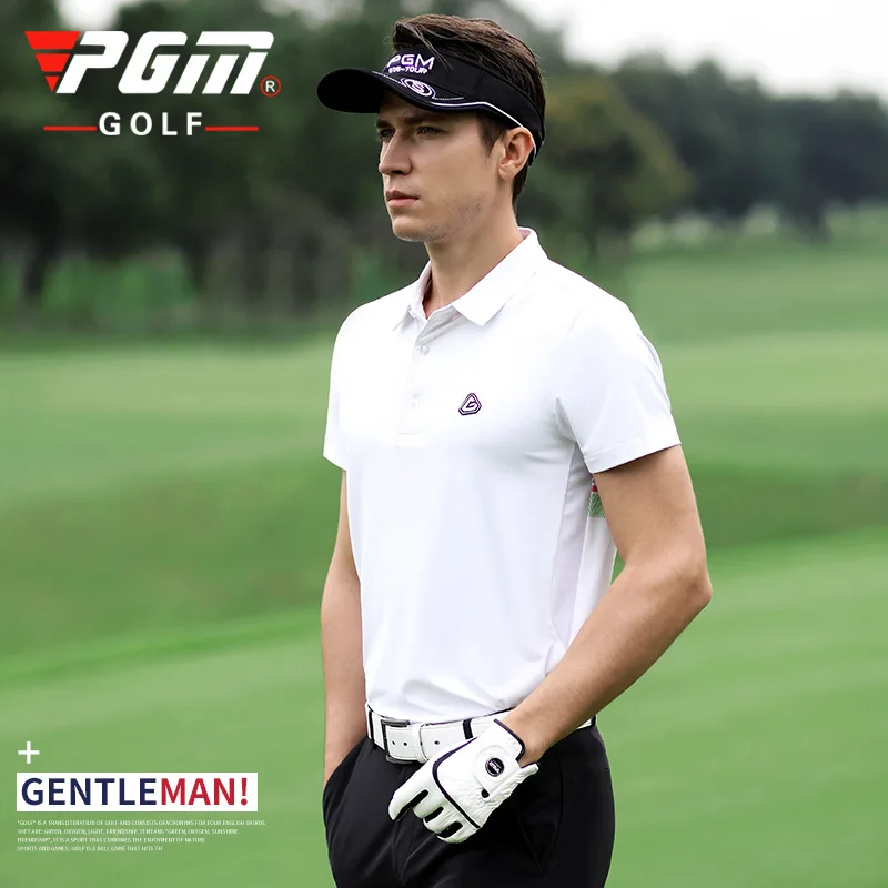 PGM Весенняя и летняя одежда для гольфа мужская футболка с короткими рукавами