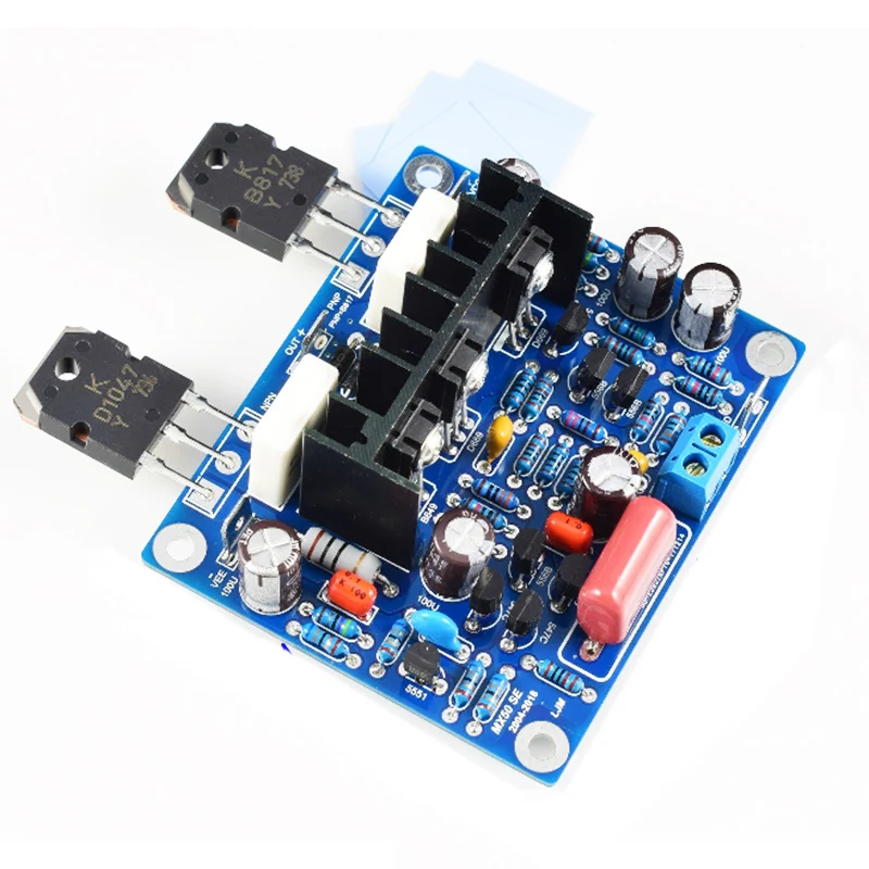 2 шт. MX50 SE аудио усилители мощности 2,0 каналов 8 Ohmm 100 Вт amplificador DIY наборы/Готовые платы KTB817, KTD1047, 2SA129 2SC3264