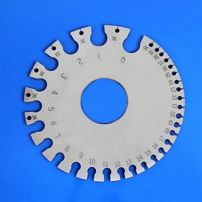 Metal Round SWG Wire Thickness Measurer Tester Ruler Diameter New Measuring Gauging Lathe Tool1