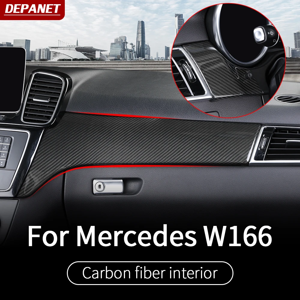 For Mercedes benz ML320 2012 GLE W166 coupe c292 350d GL x166 GLS amg control panel center console cover Interior Accessories | Автомобили