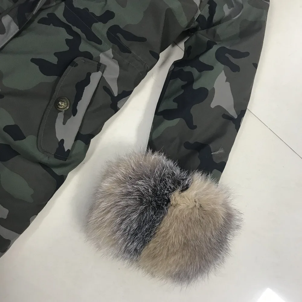 Army falge army green специальный дизайн с лисьим мехом зимняя новая коллекция меховые пальто