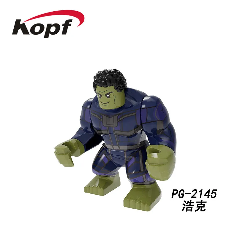 PG2145 20Pcs No Box 20 шт. 7 см большие размеры строительные блоки Супер Герои черные Локи, Тор Черная пантера Человек-паук Железный человек детские игрушки PG8258 - Цвет: PG2145 20Pcs No Box